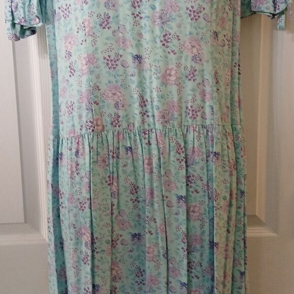 Jane Schaffhausen  Belle France  Petite vintage floral lace dress  Sz 10… - Picture 3 of 10